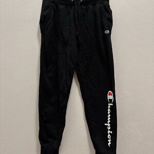 Women's Champion Drawstring Logo Fleece Jogger Sweatpants Size Large